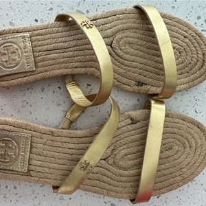 Tory Burch Espadrille Double Strap Slide